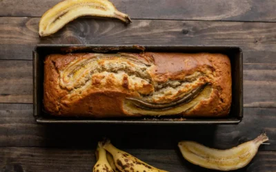 Receta – Queque de plátano