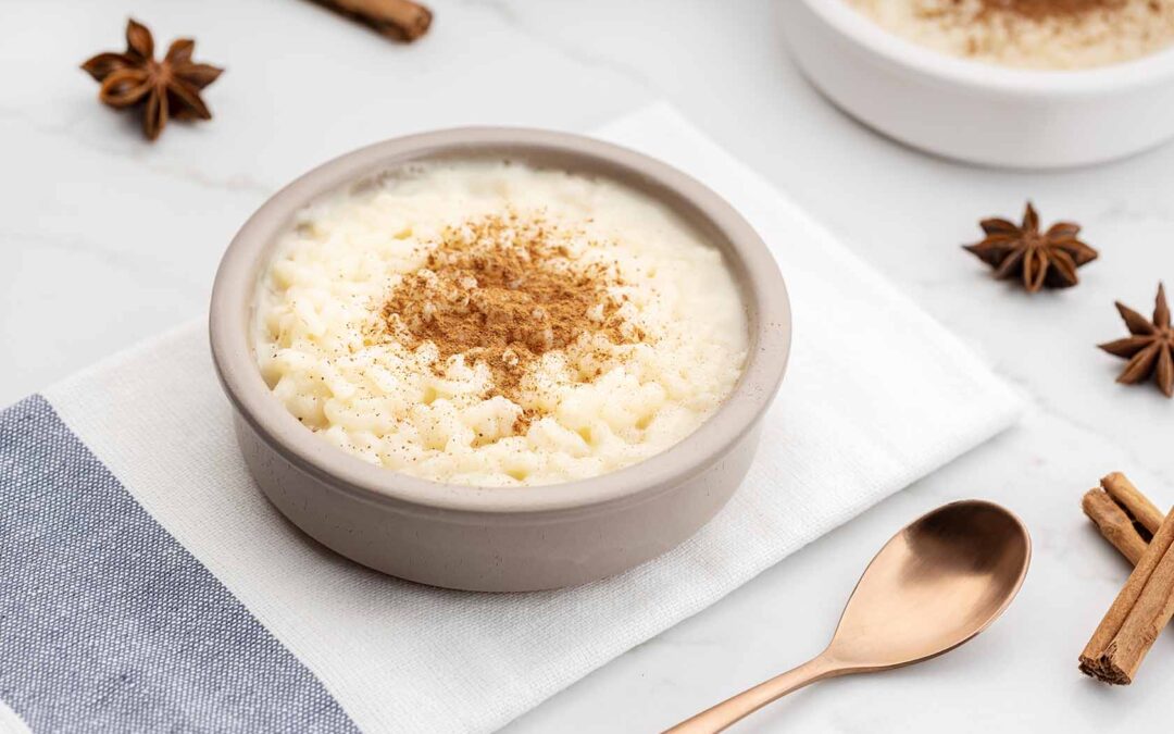 Arroz con leche vegano